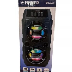 Fisher Portable Bluetooth Speaker LED